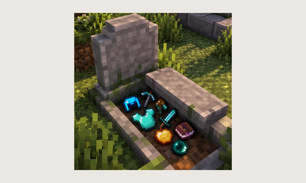 GraveStone Mod themed in-game scene for GraveStone Mod Death ID: Finding the Correct Mod Identifier