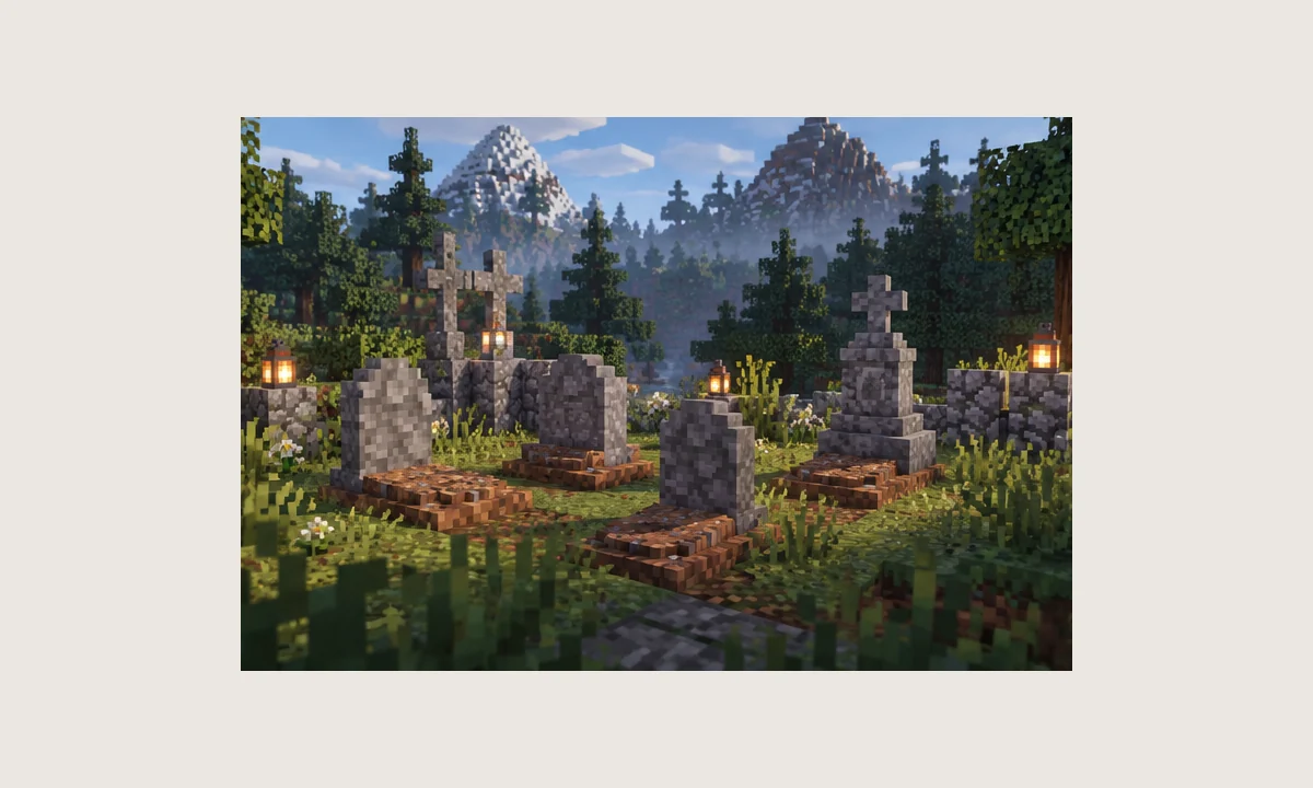 GraveStone Mod grave scene for compatibility guide